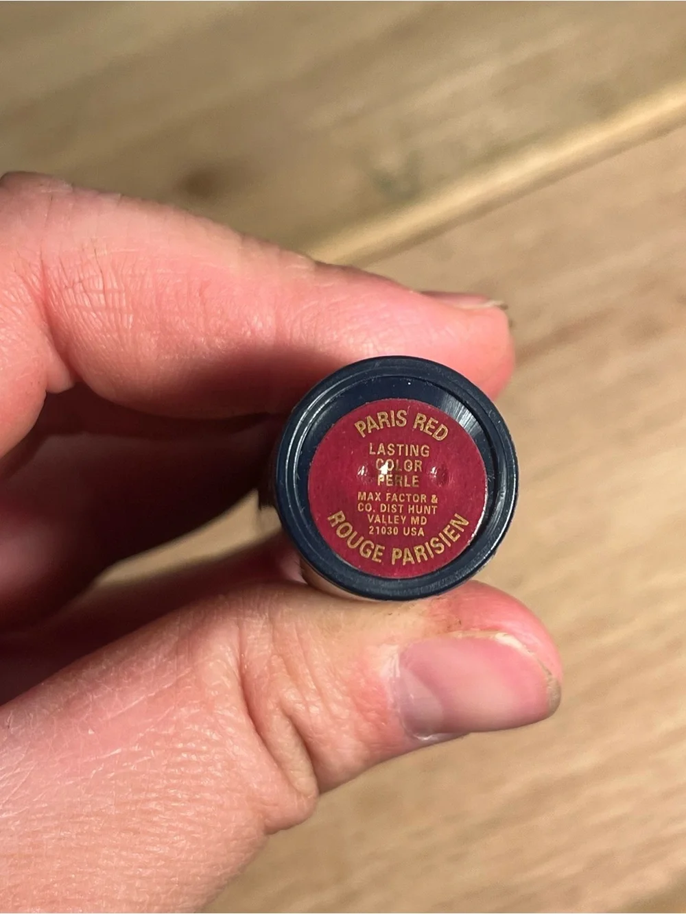 Max Factor Lasting Color Lipstick #1520 802 Paris Red Discontinued Rare Vintage